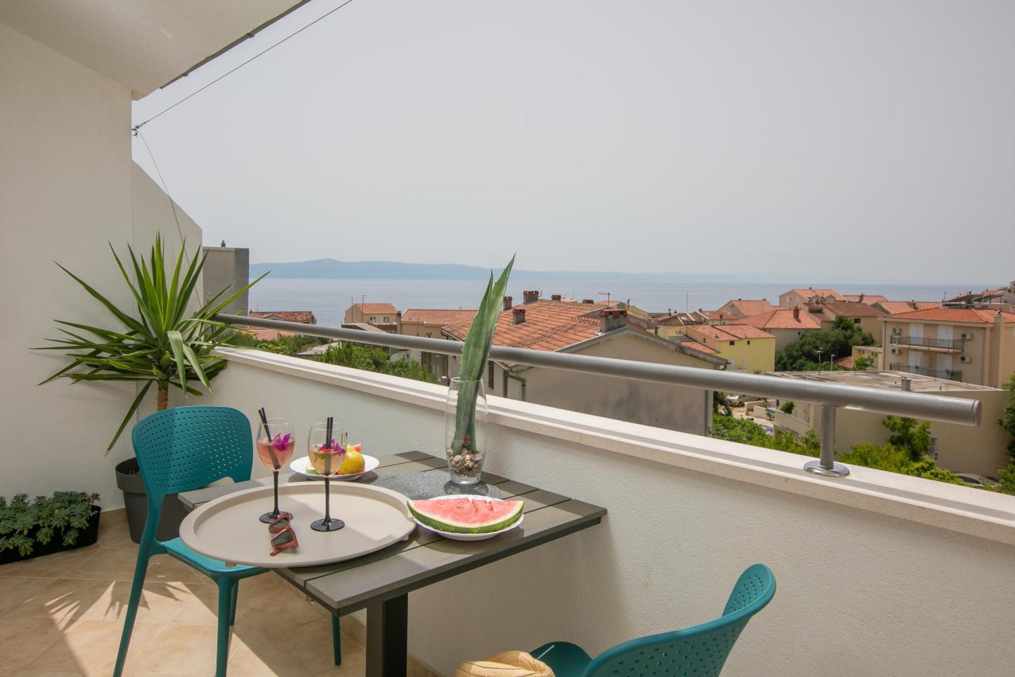 Sea View Ela Apartments Подгора Стая снимка